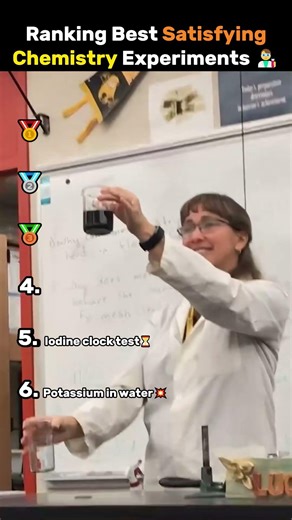 Ranking Best Satisfying Chemistry Experiments 😱