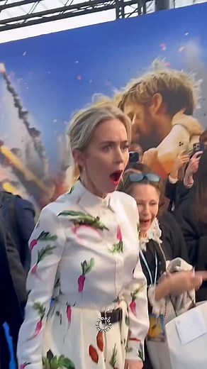 2.2K views · 88 reactions | BLUNTFORCE IS THE BEST! Emily Blunt reacting to a “Boom Boom Blunt” fan sign Thank you to whoever did this, it made her very happy and the reaction is | Emily Blunt Fans | Facebook