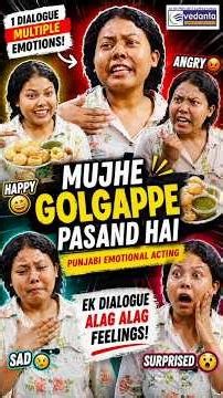 Mujhe Golgappe Pasand Hai 😂 | 1 Dialogue 5 Emotions | Classroom PD Activity | VRS - The Social Guru