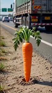A Carrot Growing Beside the Highway? 🥕