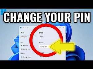 How to Change Windows PIN Windows 11 Easy Way