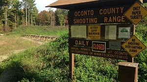 Oconto County shooting range improvements