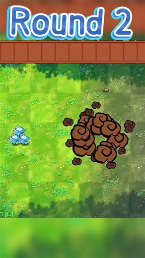 Ultimate ice machine gun puff-shroom vs 5 random zombies. #pvz #mvpvz #pvzgameplay #gaming #games
