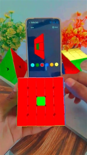 dot pattern of 5x5 cube #viral #shorts #cuninglife1