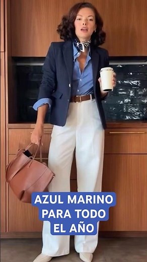 How to style navy blue #navyblue #colors #outfitideas #clothing #women #fashion