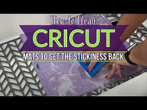Best Way to Clean and Re Stick Your Cricut Mats