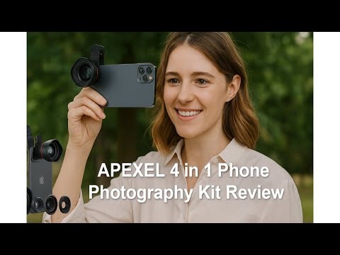 📸 APEXEL 4 in 1 Phone Photography Kit Review 🤳