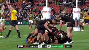 387K views · 8.2K reactions | #NRLPanthersSouths Match Highlights  A kicking masterclass from Nathan Cleary and two pieces of magic from Paul Momirovski steered Penrith to a 25-12 win over the Rabbitohs on Friday night. | NRL | Facebook