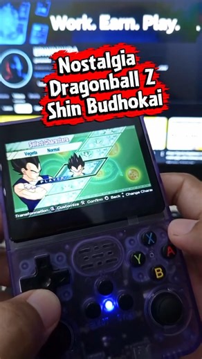 Keseruan Dragonball Z Shin Budokai di R36S. Berisi 20000+ Game Retro.