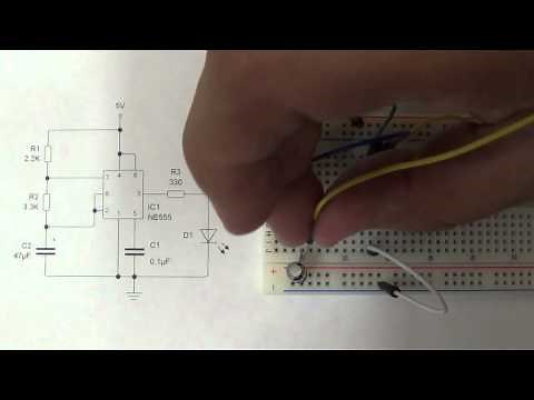 Ensamble de Circuito Astable con 555