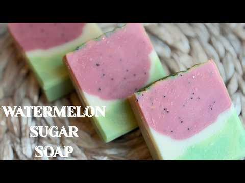 MAKING WATERMELON SUGAR SOAP