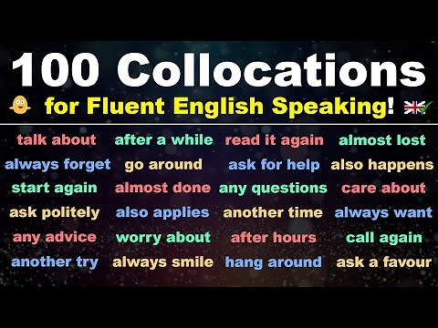 100 Collocations for Fluent English Speaking! - (10 Powerful Words)