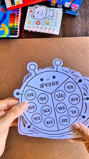 ใบงานติดสมุด 28 สระ #ใบงาน #ภาษาไทย #สระ #AuntieWorksheet | AuntieWorksheet