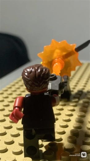 Orbiter vs pyro-prince #lego #stopmotion #stopmotionanimation #legosuperheroes #creative