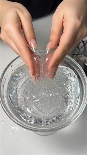 Clear Bead Slime ASMR 💎 Listen To The Clicks