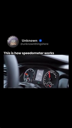Technology | Motivation | Fun on Instagram: "A speedometer is an essential instrument in vehicles that shows how fast the car or bike is moving. It helps drivers maintain control, follow traffic rules, and avoid accidents. There are mainly two types of speedometers: mechanical ones that work with gears and a cable, and electronic ones that use sensors to measure speed digitally. Along with the speedometer, vehicles also have an odometer, which records the total distance traveled. Follow us @unkn