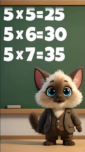 Memorize the 5 Times Table With Me | Easy Multiplication for Kids