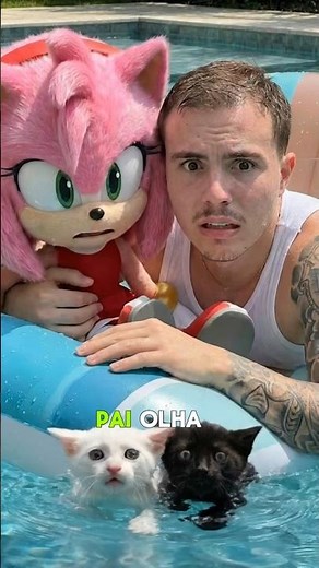 😱 ELA NÃO ACREDITOU NO QUE O PAI FEZ! O gatinho ia se afogar? 💔😭 (VEJA ATÉ O FINAL)