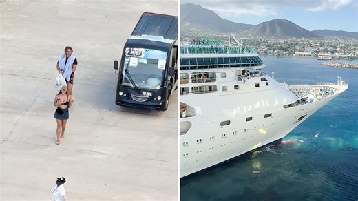 Cruise ship forced to wait 30 minutes for two late passengers
