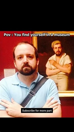 People Finding Themselves in Museums #ancienthistory #arthistory #doppleganger