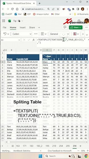 Text Split with multiple delimiters - Excel Tips and Tricks #shorts