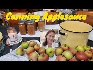 Canning Deliciously Homemade Applesauce: Watch how easy it is!