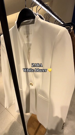 Elegant White Blazer from Zara for Stylish Looks