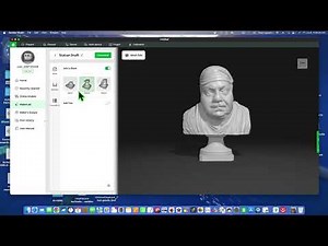 Make a statue bust of your self in Bambu maker world