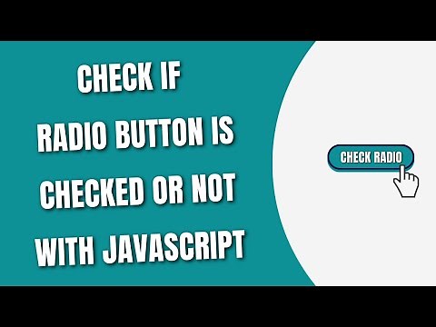 Check if Radio Button is Checked or Not in JavaScript [HowToCodeSchool.com]