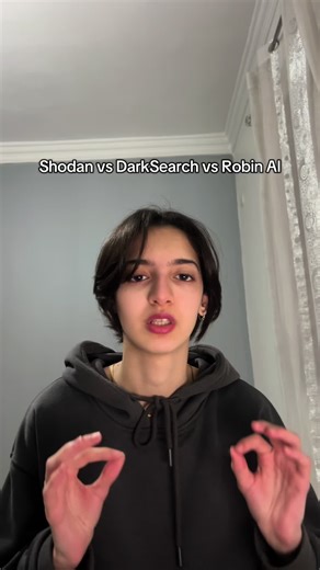 Shodan vs DarkSearch vs Robin AI. #Cybersecurity #InfoSec #techtok #darkweb