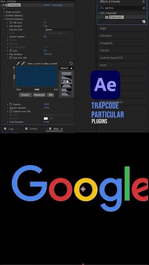 Trapcode particular. Adobe after effects #motiongraphics #adobeaftereffectstutorial #motionboss