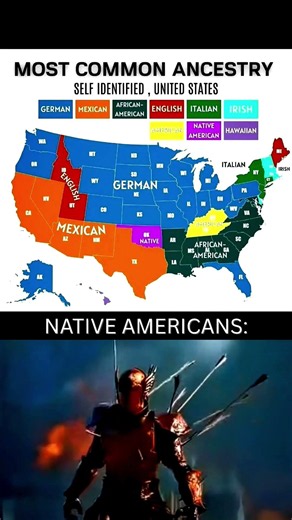 Most Common Ancestry in Every U.S. State 🇺🇸🤯 #shorts #countries #geography #usa