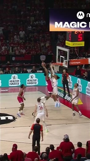 Cory Joseph x Donta Hall Highlight | Ολυμπιακός-Μονακό Playoffs Game 1 28 04 2026