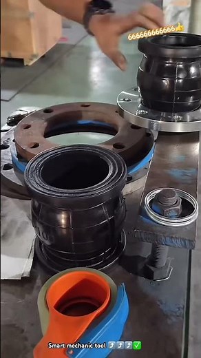 Quickly installing metal flange process of mechanic