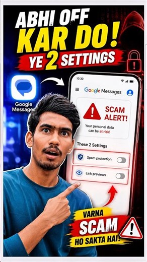 2 Google Messages Settings You Should Turn OFF Right Now! #youtubeshorts #message #viral