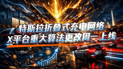 03/26｜X算法重构｜Tesla充电网络工业化｜Robotaxi扩张至DC｜X Money信号强化