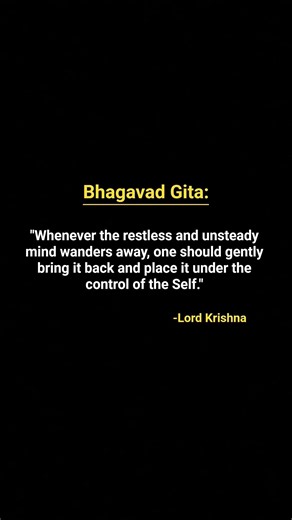 Bhagavad Gita 6:26 | Master Your Mind Before Anything Else