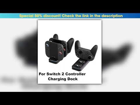 AOLION For Switch 2 Pro Controller Charging Stand Type C Multi in One Switch2 Joycon Controller