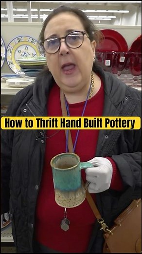 How to Thrift Hand Built Pottery - Shopping by Dr. Lori