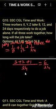 Speed Math: Time and Work Explained with Short Tricks