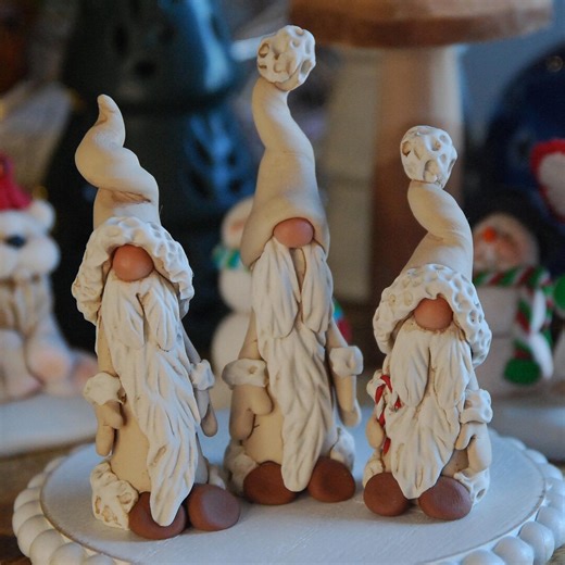 Sculpted Whimsical Santa Gnomes to Add a Little Cheer to Your Holiday Garden - Etsy
