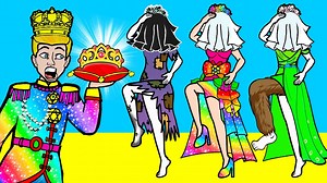 Paper Dolls Dress Up - The Princess is Swapped Dress Handmade - Barbie Story & Crafts | Beauty Paper Dolls