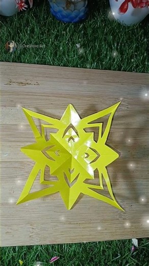 How to Make a Paper Flower Cutting Design 🌸 | Easy Wall Hanging Craft | DIY Paper Decoration