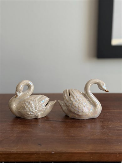 Handmade Ceramic Swan Photo, Card or Art Holder , Holder, Wedding, Gold - Etsy