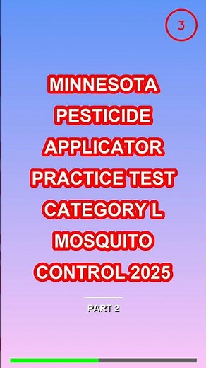 Minnesota Pesticide Applicator Practice Test Categ