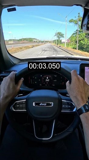 Jeep Renegade Sahara 2027 undergoing a 0 to 100 km/h test!