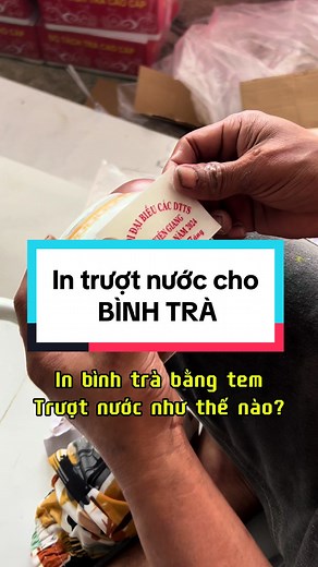 In trượt nước cho BÌNH TRÀ