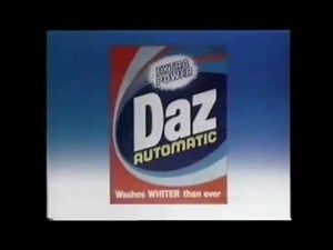 Daz Washing Powder advert Razzle Dazzle