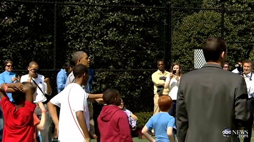 President Obama's Rough Day on Basketball Court