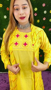 Beautiful yellow flower koti dress🥰 | Nice Dresses